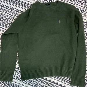 J Crew Army Green Sweater